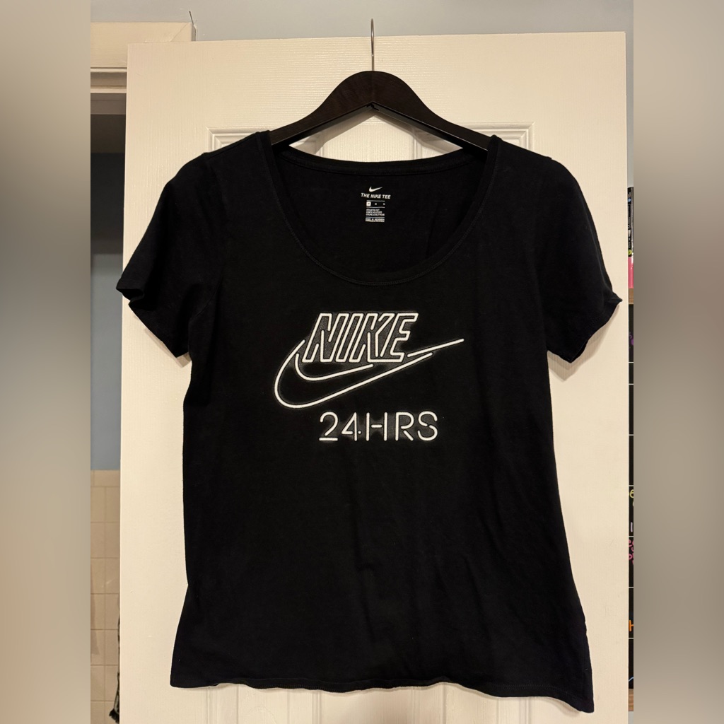 Nike Womens Black 24hrs Tee